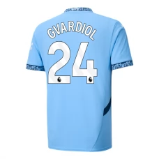 Manchester City FC Gvardiol 24 Kotipelipaita 2024-25 Jalkapallo Pelipaidat Peliasut