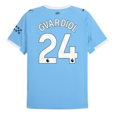 Manchester City FC Gvardiol 24 Kotipelipaita 2025-26 Jalkapallo Pelipaidat Peliasut