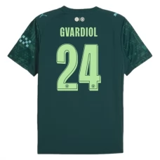 Manchester City FC Gvardiol 24 Kotipelipaita Fourth 2025-26 Jalkapallo Pelipaidat Peliasut