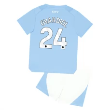 Manchester City FC Gvardiol 24 Lasten Kotipelipaita 2023-24 Jalkapallo Pelipaidat Peliasut