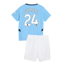 Manchester City FC Gvardiol 24 Lasten Kotipelipaita 2024-25 Jalkapallo Pelipaidat Peliasut
