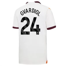 Manchester City FC Gvardiol 24 Vieraspelipaita 2023-24 Jalkapallo Pelipaidat Peliasut