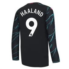 Manchester City FC Haaland 9 Kolmas Pelipaita 2023-24 Jalkapallo Pelipaidat Peliasut(L/S)