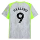 Manchester City FC Haaland 9 Kolmas Pelipaita 2025-26 Jalkapallo Pelipaidat Peliasut