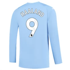 Manchester City FC Haaland 9 Kotipelipaita 2023-24 Jalkapallo Pelipaidat Peliasut(L/S)