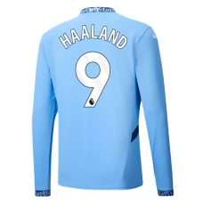 Manchester City FC Haaland 9 Kotipelipaita 2024-25 Jalkapallo Pelipaidat Peliasut(L/S)
