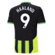 Manchester City FC Haaland 9 Vieraspelipaita 2024-25 Jalkapallo Pelipaidat Peliasut