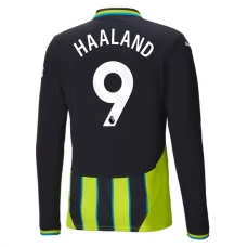 Manchester City FC Haaland 9 Vieraspelipaita 2024-25 Jalkapallo Pelipaidat Peliasut(L/S)