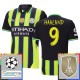 Manchester City FC Haaland 9 Vieraspelipaita Champions League With Patch 2024-25 Jalkapallo Pelipaidat Peliasut
