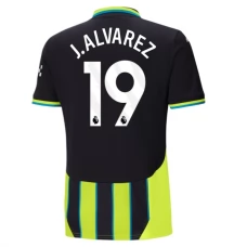 Manchester City FC J.Alvarez 19 Vieraspelipaita 2024-25 Jalkapallo Pelipaidat Peliasut