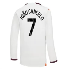 Manchester City FC Joao Cancelo 7 Vieraspelipaita 2023-24 Jalkapallo Pelipaidat Peliasut(L/S)