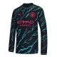 Manchester City FC De Bruyne 17 Kolmas Pelipaita 2023-24 Jalkapallo Pelipaidat Peliasut(L/S)