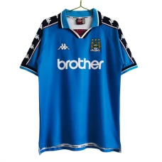 Manchester City FC Kotipelipaita Retro 1997-98 Jalkapallo Pelipaidat Peliasut
