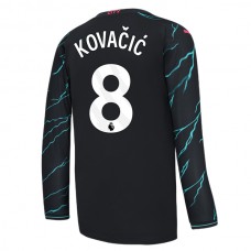 Manchester City FC Kovačić 8 Kolmas Pelipaita 2023-24 Jalkapallo Pelipaidat Peliasut(L/S)