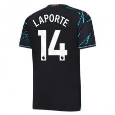 Manchester City FC Laporte 14 Kolmas Pelipaita 2023-24 Jalkapallo Pelipaidat Peliasut