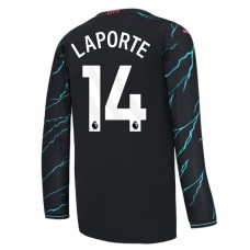 Manchester City FC Laporte 14 Kolmas Pelipaita 2023-24 Jalkapallo Pelipaidat Peliasut(L/S)