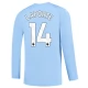 Manchester City FC Laporte 14 Kotipelipaita 2023-24 Jalkapallo Pelipaidat Peliasut(L/S)