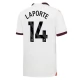 Manchester City FC Laporte 14 Vieraspelipaita 2023-24 Jalkapallo Pelipaidat Peliasut