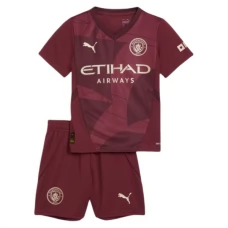 Manchester City FC Lasten Kolmas Pelipaita 2024-25 Jalkapallo Pelipaidat Peliasut