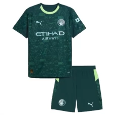 Manchester City FC Lasten Kotipelipaita Fourth 2025-26 Jalkapallo Pelipaidat Peliasut