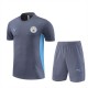 Manchester City FC Lasten Treenipaita Suits 2024-25 - Shorts Harmaa