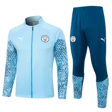 Manchester City FC Lasten Treenitakki Suits 2023-24 - Sininen