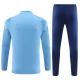 Manchester City FC Lasten Verryttelypuku 2023-24 - 1-4 Zip Sininen