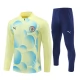 Manchester City FC Lasten Verryttelypuku 2024-25 - 1-4 Zip Keltainen