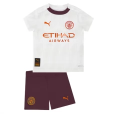 Manchester City FC Lasten Vieraspelipaita 2023-24 Jalkapallo Pelipaidat Peliasut
