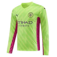 Manchester City FC Maalivahdin Kolmas Pelipaita 2023-24 Jalkapallo Pelipaidat Peliasut(L/S)