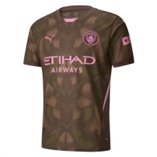 Manchester City FC Maalivahdin Kotipelipaita 2024-25 Jalkapallo Pelipaidat Peliasut