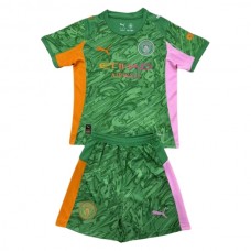 Manchester City FC Maalivahdin Lasten Kotipelipaita 2025-26 Jalkapallo Pelipaidat Peliasut