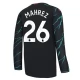 Manchester City FC Mahrez 26 Kolmas Pelipaita 2023-24 Jalkapallo Pelipaidat Peliasut(L/S)