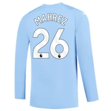 Manchester City FC Mahrez 26 Kotipelipaita 2023-24 Jalkapallo Pelipaidat Peliasut(L/S)