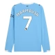 Manchester City FC Marmoush 7 Kotipelipaita 2025-26 Jalkapallo Pelipaidat Peliasut(L/S)