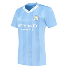 Manchester City FC Naisten Kotipelipaita 2023-24 Jalkapallo Pelipaidat Peliasut