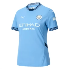 Manchester City FC Naisten Kotipelipaita 2024-25 Jalkapallo Pelipaidat Peliasut