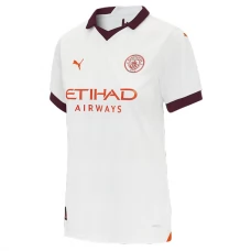 Manchester City FC Naisten Vieraspelipaita 2023-24 Jalkapallo Pelipaidat Peliasut