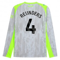 Manchester City FC Reijnders 4 Kolmas Pelipaita 2025-26 Jalkapallo Pelipaidat Peliasut(L/S)