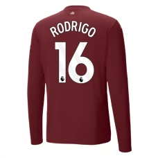 Manchester City FC Rodrigo 16 Kolmas Pelipaita 2024-25 Jalkapallo Pelipaidat Peliasut(L/S)
