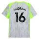 Manchester City FC Rodrigo 16 Kolmas Pelipaita 2025-26 Jalkapallo Pelipaidat Peliasut
