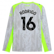 Manchester City FC Rodrigo 16 Kolmas Pelipaita 2025-26 Jalkapallo Pelipaidat Peliasut(L/S)