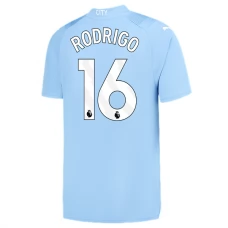 Manchester City FC Rodrigo 16 Kotipelipaita 2023-24 Jalkapallo Pelipaidat Peliasut