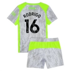 Manchester City FC Rodrigo 16 Lasten Kolmas Pelipaita 2025-26 Jalkapallo Pelipaidat Peliasut