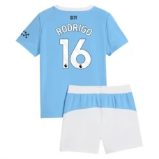 Manchester City FC Rodrigo 16 Lasten Kotipelipaita 2025-26 Jalkapallo Pelipaidat Peliasut