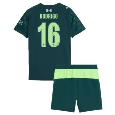 Manchester City FC Rodrigo 16 Lasten Kotipelipaita Fourth 2025-26 Jalkapallo Pelipaidat Peliasut