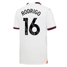 Manchester City FC Rodrigo 16 Vieraspelipaita 2023-24 Jalkapallo Pelipaidat Peliasut