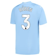 Manchester City FC Rúben 3 Kotipelipaita 2023-24 Jalkapallo Pelipaidat Peliasut