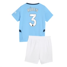 Manchester City FC Rúben 3 Lasten Kotipelipaita 2024-25 Jalkapallo Pelipaidat Peliasut
