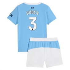 Manchester City FC Rúben 3 Lasten Kotipelipaita 2025-26 Jalkapallo Pelipaidat Peliasut